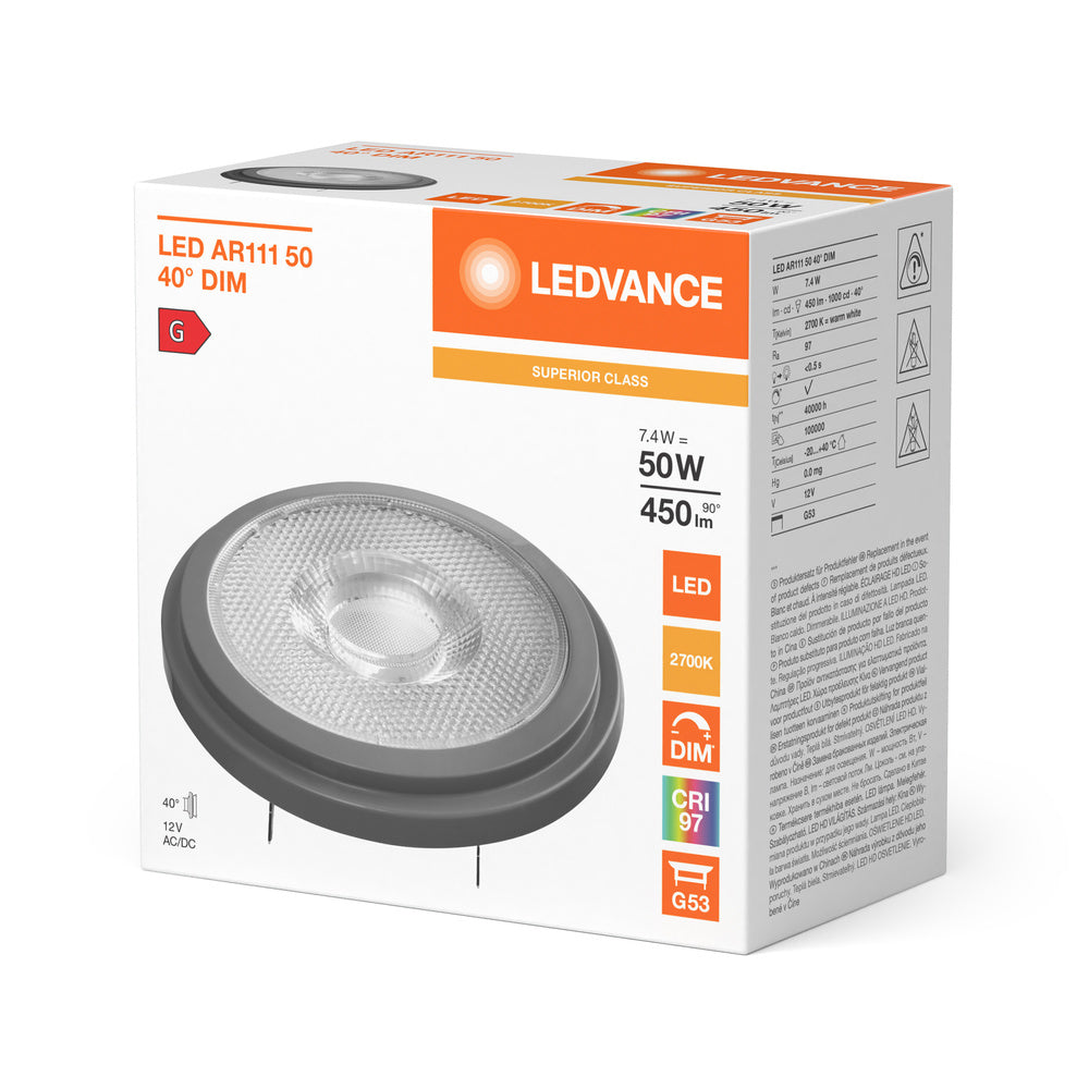 LED stropné svietidlo 7.4W IP20 2700K 40° – stropné LED svietidlo LEDVANCE