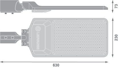LED pouličné osvetlenie 150W IP65 6500K 155° – pouličné LED svietidlo LEDVANCE