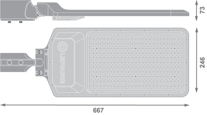 LED pouličné osvetlenie 200W IP65 4000K 155° – pouličné LED svietidlo LEDVANCE