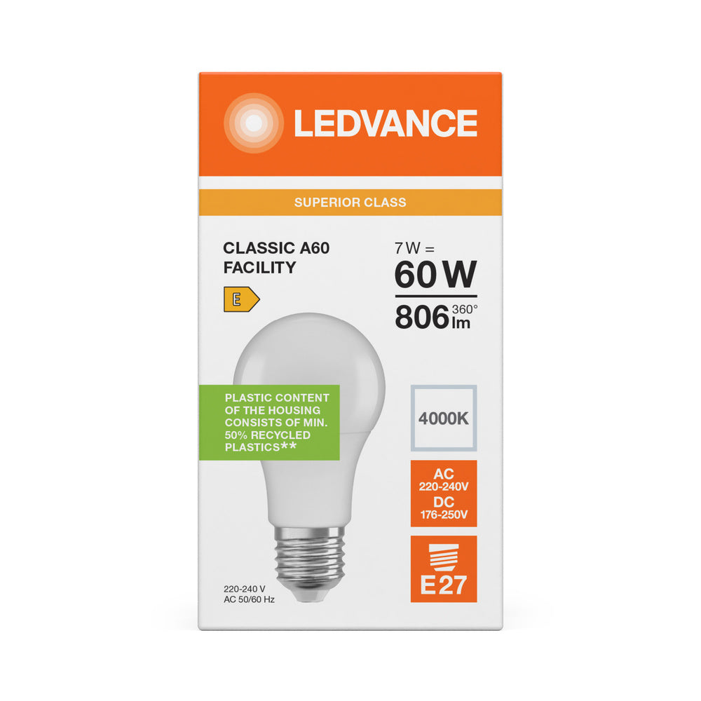 LED stropné svietidlo 7W IP20 4000K 200° – stropné LED svietidlo LEDVANCE