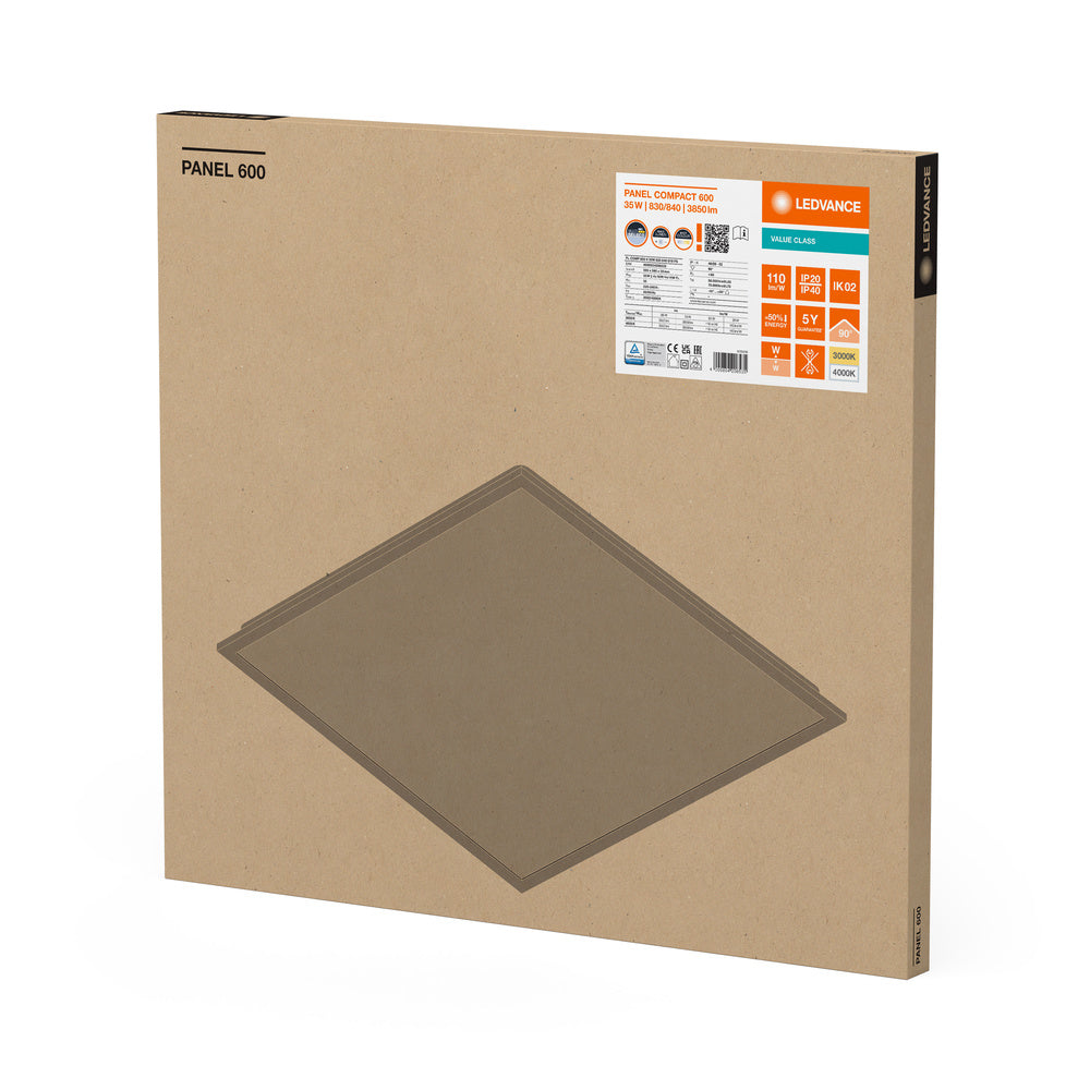 LED panel 35W IP40 3000K 90° – LED stropný panel LEDVANCE