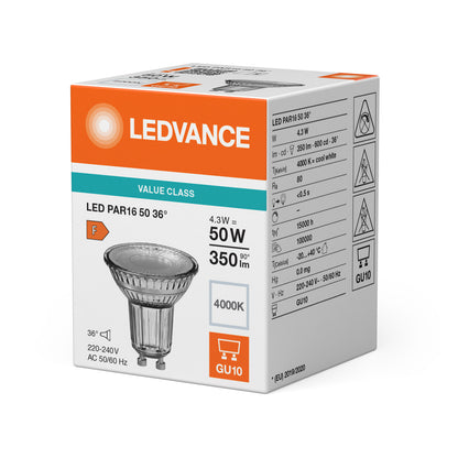 LED downlight 4.3W IP20 4000K 36° – zápustné LED svietidlo LEDVANCE