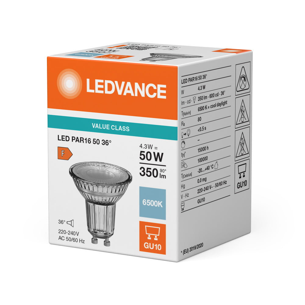 LED downlight 4.3W IP20 6500K 36° – zápustné LED svietidlo LEDVANCE