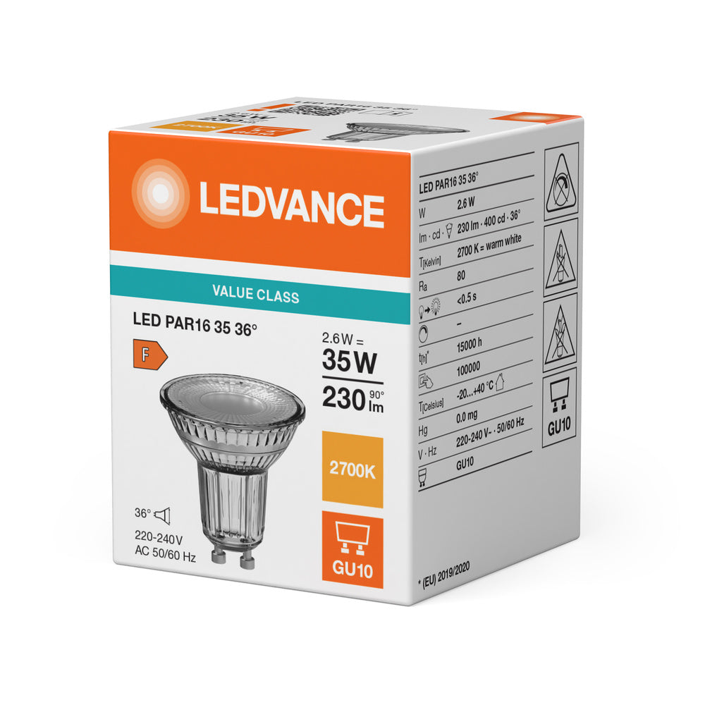 LED downlight 2.6W IP20 2700K 36° – zápustné LED svietidlo LEDVANCE