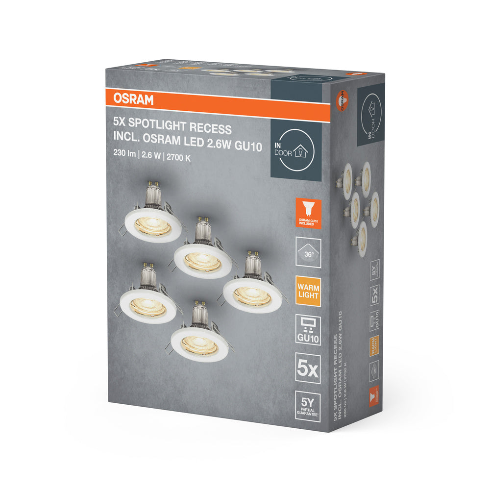 LED downlight 2.60W IP20 2700K 36° – zápustné LED svietidlo OSRAM