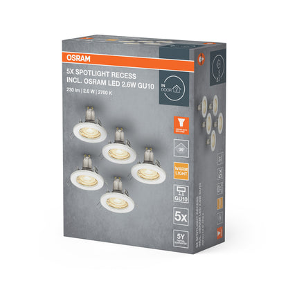 LED downlight 2.60W IP20 2700K 36° – zápustné LED svietidlo OSRAM