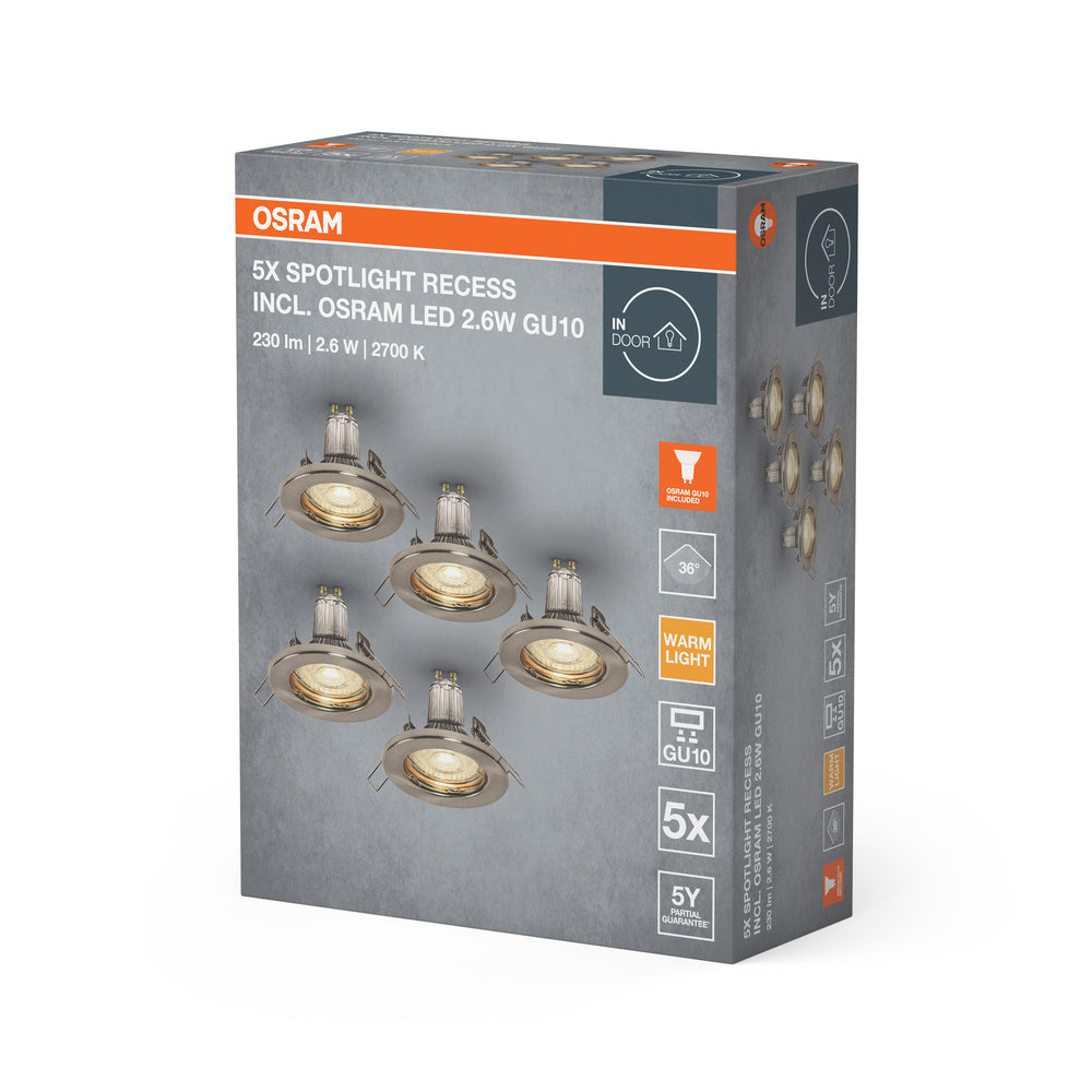 LED downlight 2.60W IP20 2700K 36° – zápustné LED svietidlo OSRAM