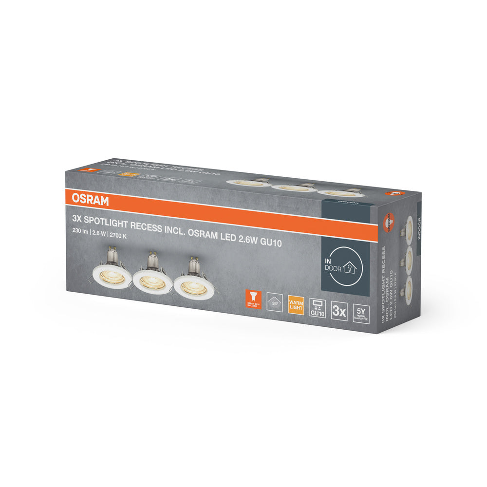 LED downlight 2.60W IP20 2700K 36° – zápustné LED svietidlo OSRAM