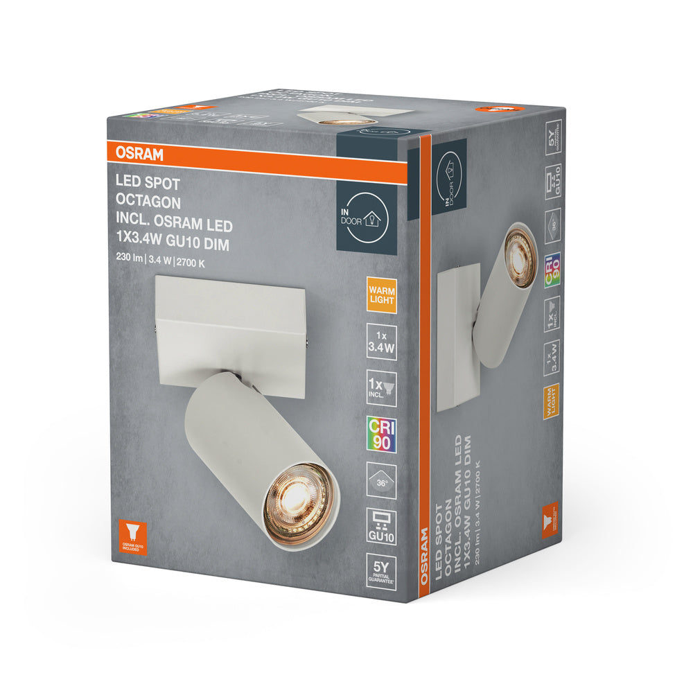 LED stropné svietidlo 3.40W IP20 2700K 36° – stropné LED svietidlo OSRAM