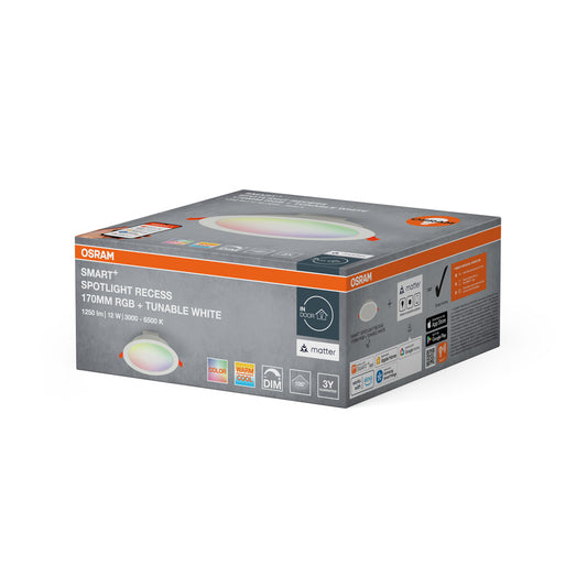 LED downlight 12W IP20 6500K 110° – zápustné LED svietidlo OSRAM
