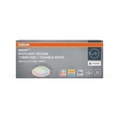 LED downlight 12W IP20 6500K 110° – zápustné LED svietidlo OSRAM