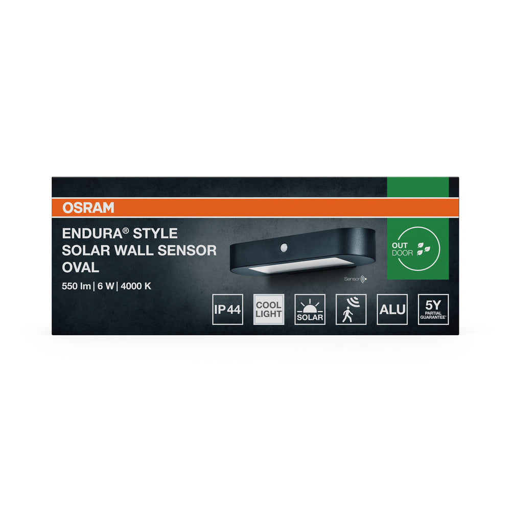 LED nástenné svietidlo 6W IP44 4000K 120° – nástenné LED svietidlo OSRAM