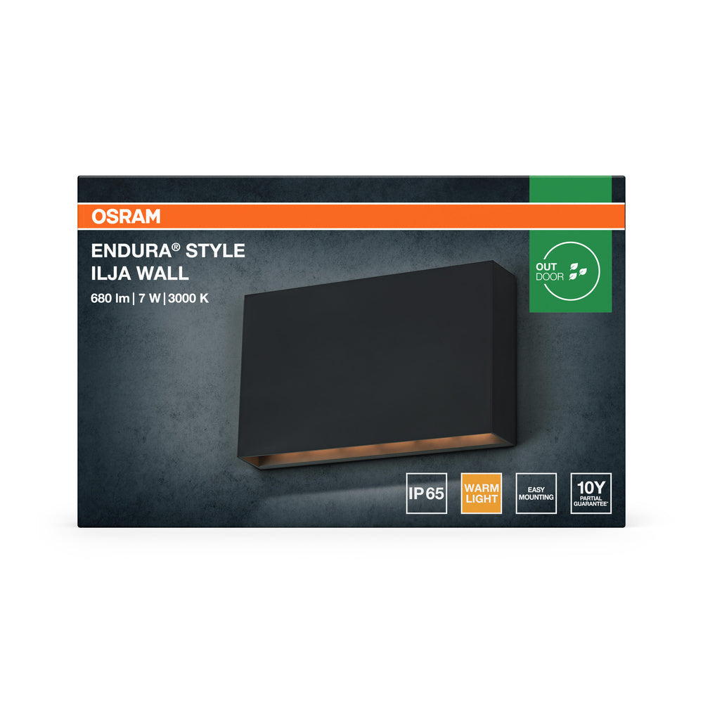 LED nástenné svietidlo 7W IP65 3000K 120° – nástenné LED svietidlo OSRAM