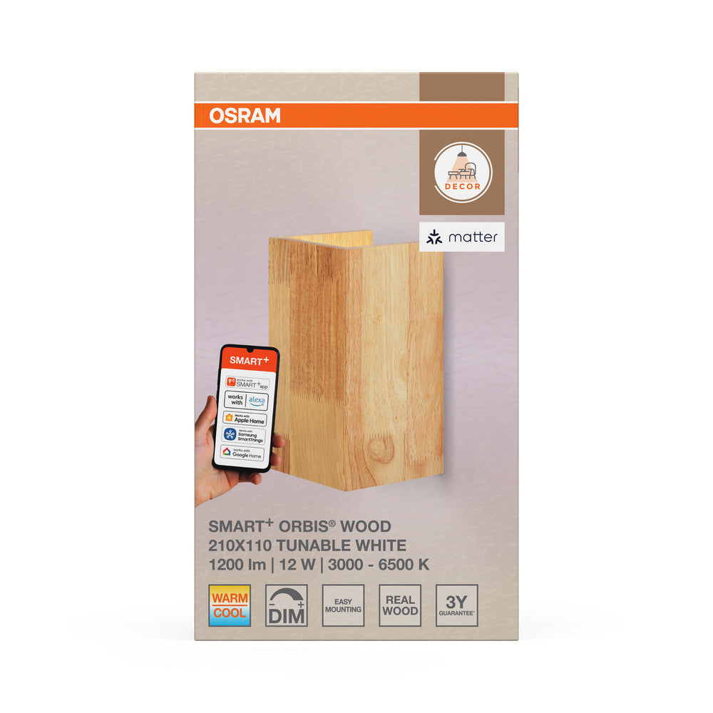 LED nástenné svietidlo 12W IP20 6500K 120° – nástenné LED svietidlo OSRAM