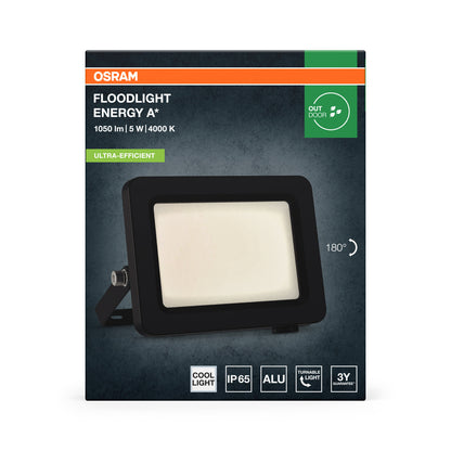 LED reflektor 5W IP65 4000K 95° – vonkajšie LED svietidlo OSRAM