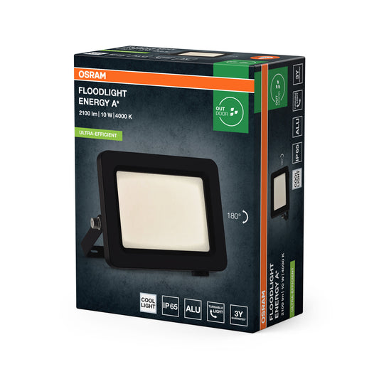 LED reflektor 10W IP65 4000K 95° – vonkajšie LED svietidlo OSRAM