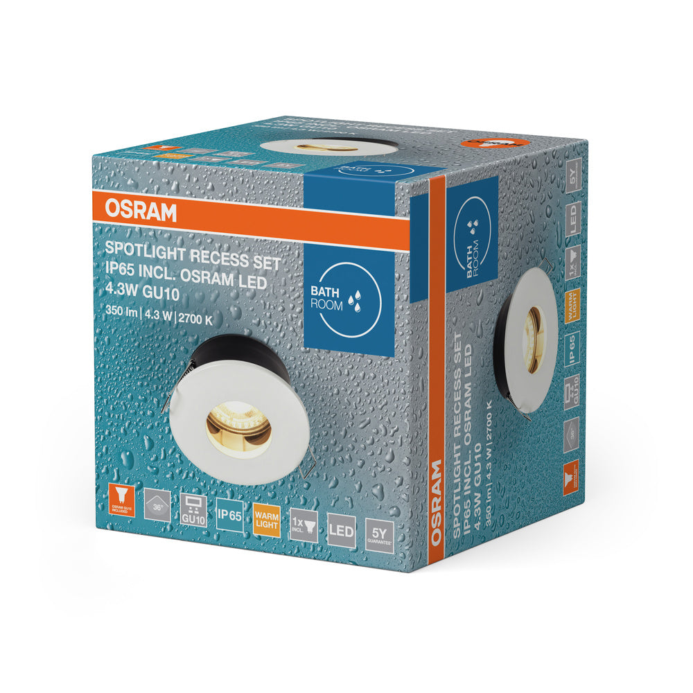 LED downlight 4.30W IP65 2700K 36° – zápustné LED svietidlo OSRAM