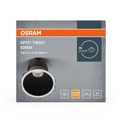 LED stropné svietidlo 10W IP20 3000K 30° – stropné LED svietidlo OSRAM