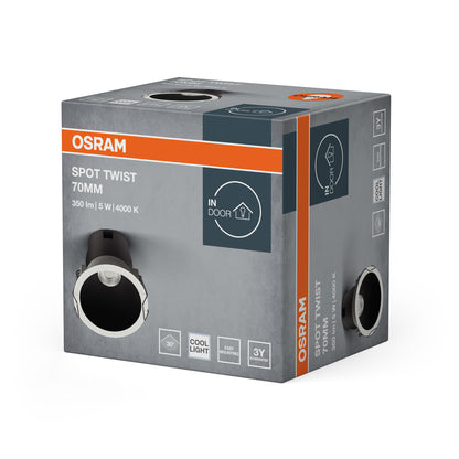 LED stropné svietidlo 5W IP20 4000K 30° – stropné LED svietidlo OSRAM