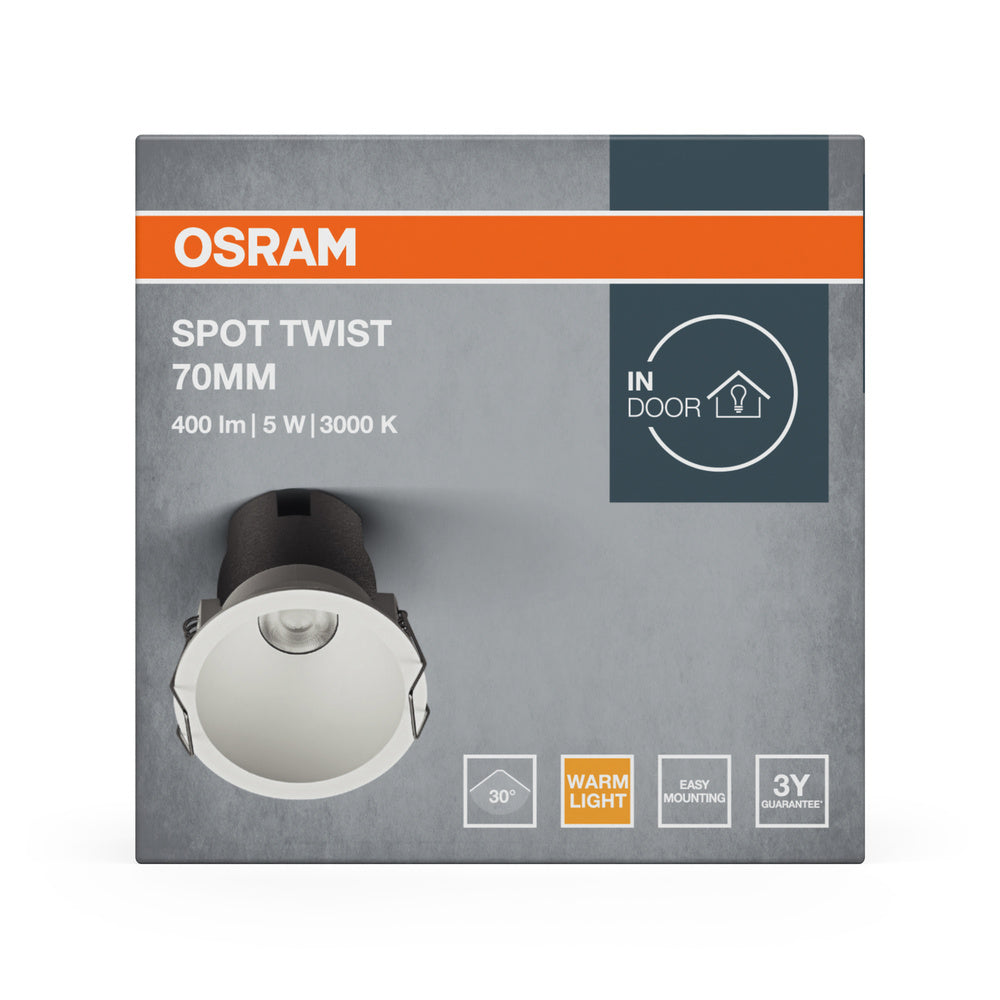 LED stropné svietidlo 5W IP20 3000K 30° – stropné LED svietidlo OSRAM