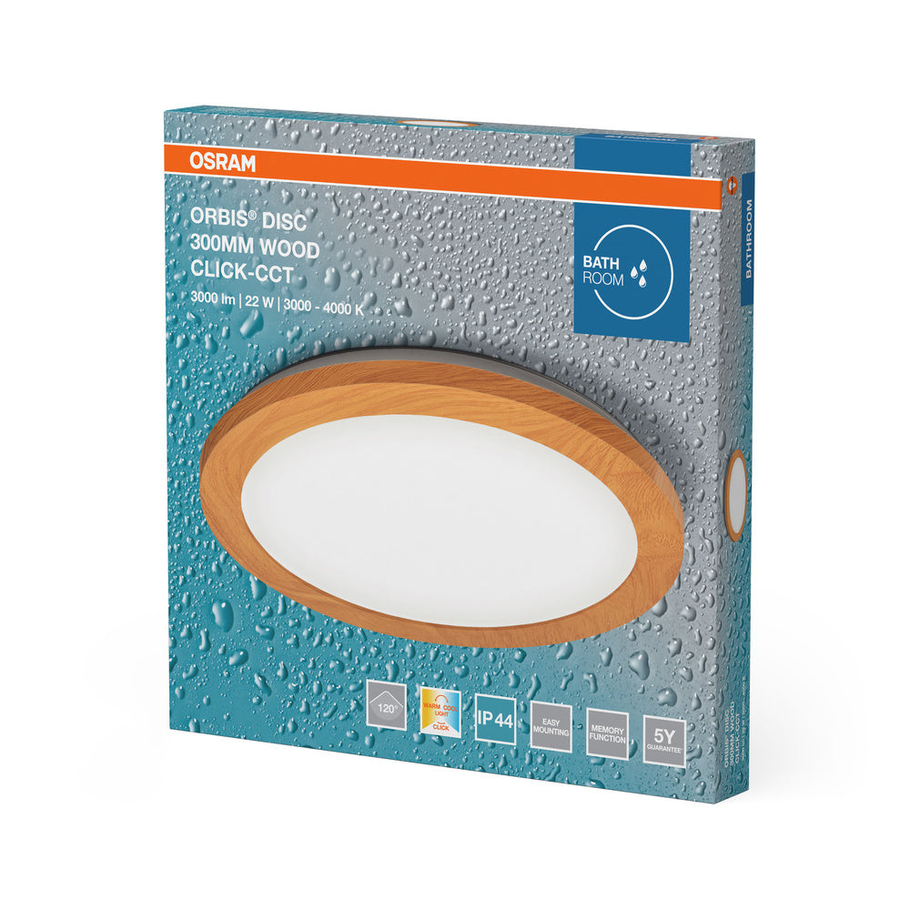 LED stropné svietidlo 22W IP44 4000K 120° – stropné LED svietidlo OSRAM