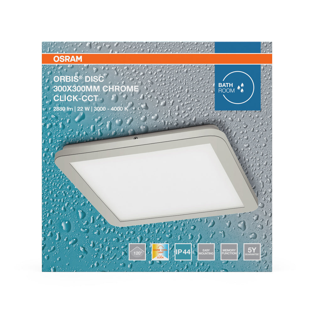 LED stropné svietidlo 22W IP44 4000K 120° – stropné LED svietidlo OSRAM