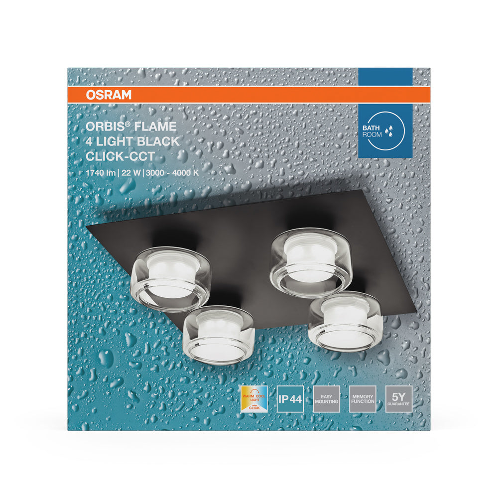 LED stropné svietidlo 22W IP44 4000K 115° – stropné LED svietidlo OSRAM