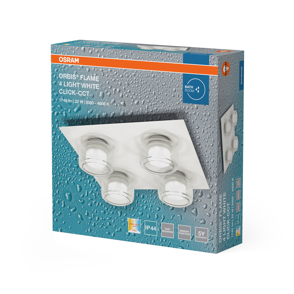 LED stropné svietidlo 22W IP44 4000K 115° – stropné LED svietidlo OSRAM