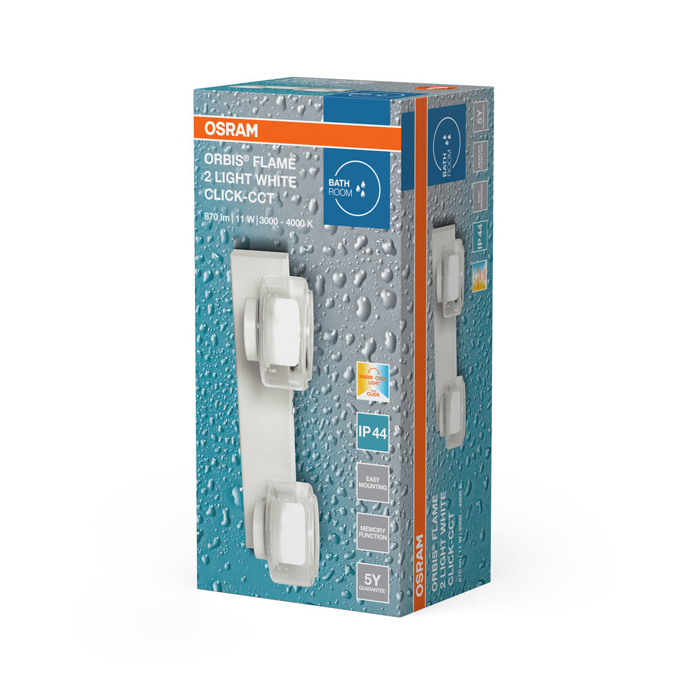 LED nástenné svietidlo 11W IP44 4000K 115° – nástenné LED svietidlo OSRAM
