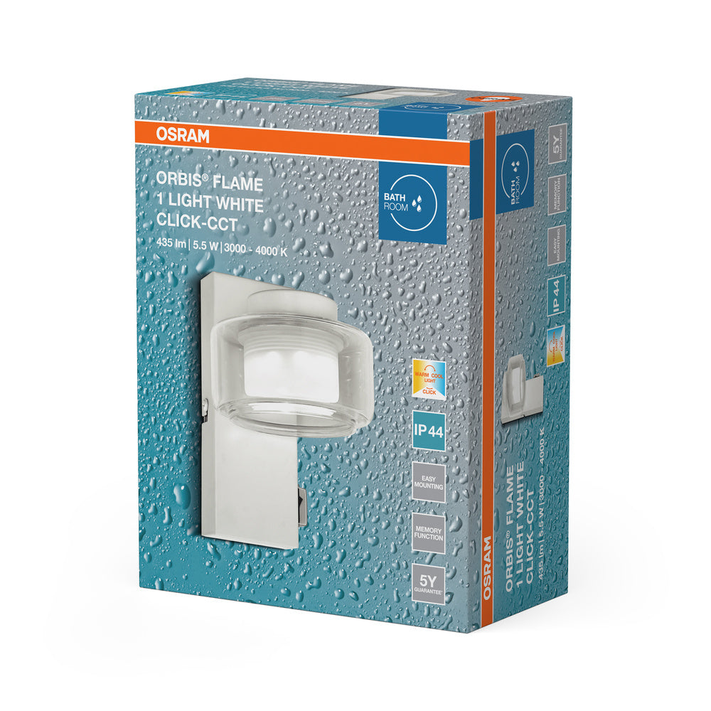 LED nástenné svietidlo 5.50W IP44 4000K 115° – nástenné LED svietidlo OSRAM