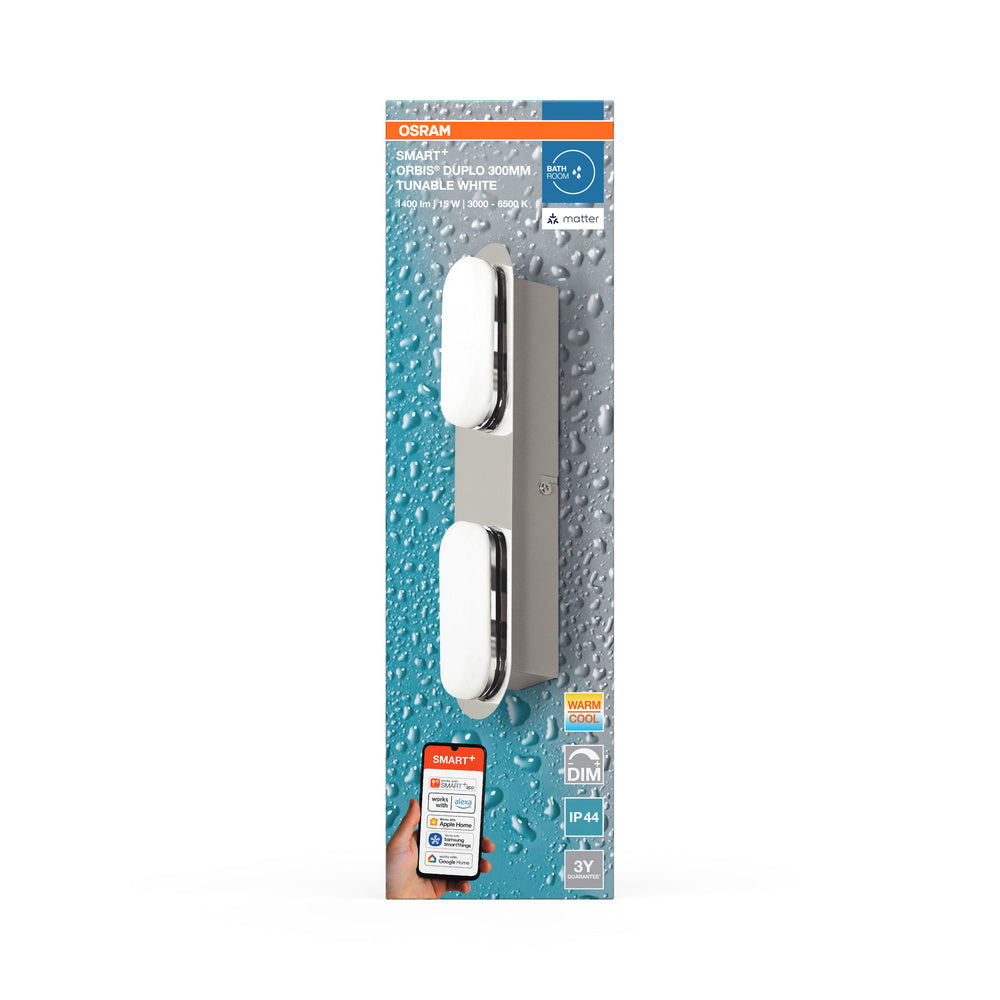 LED nástenné svietidlo 15W IP44 6500K 120° – nástenné LED svietidlo OSRAM