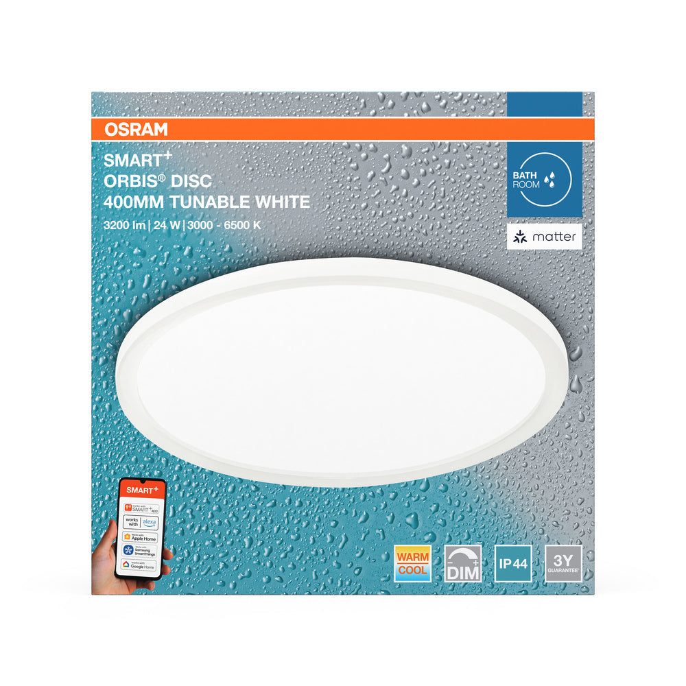 LED stropné svietidlo 24W IP44 6500K 110° – stropné LED svietidlo OSRAM