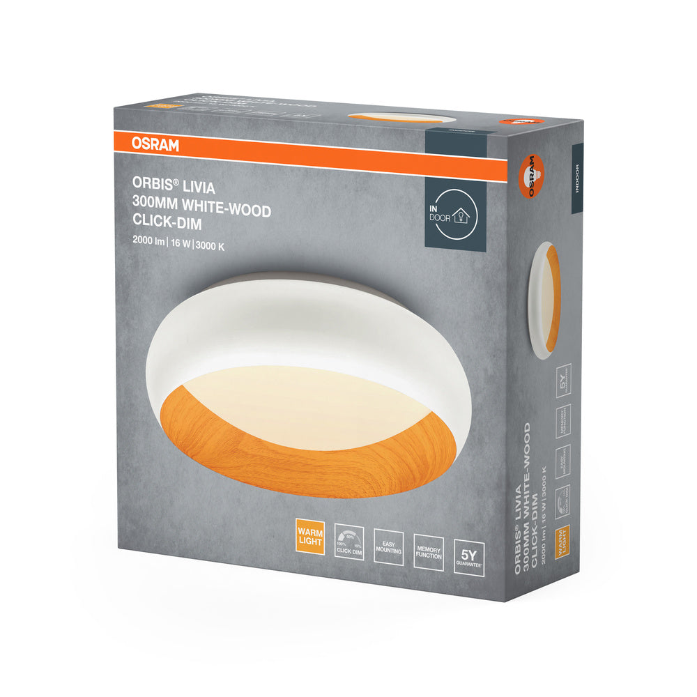 LED stropné svietidlo 16W IP20 3000K 120° – stropné LED svietidlo OSRAM