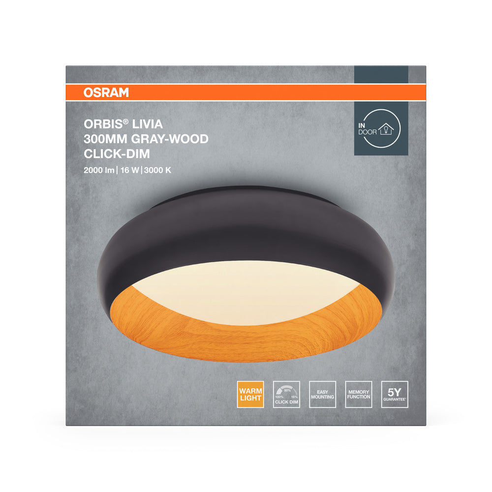 LED stropné svietidlo 16W IP20 3000K 120° – stropné LED svietidlo OSRAM