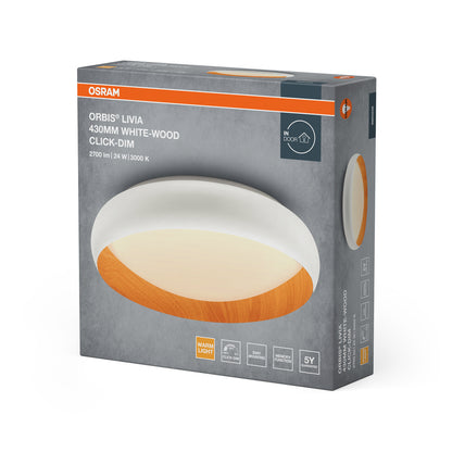LED stropné svietidlo 24W IP20 3000K 120° – stropné LED svietidlo OSRAM