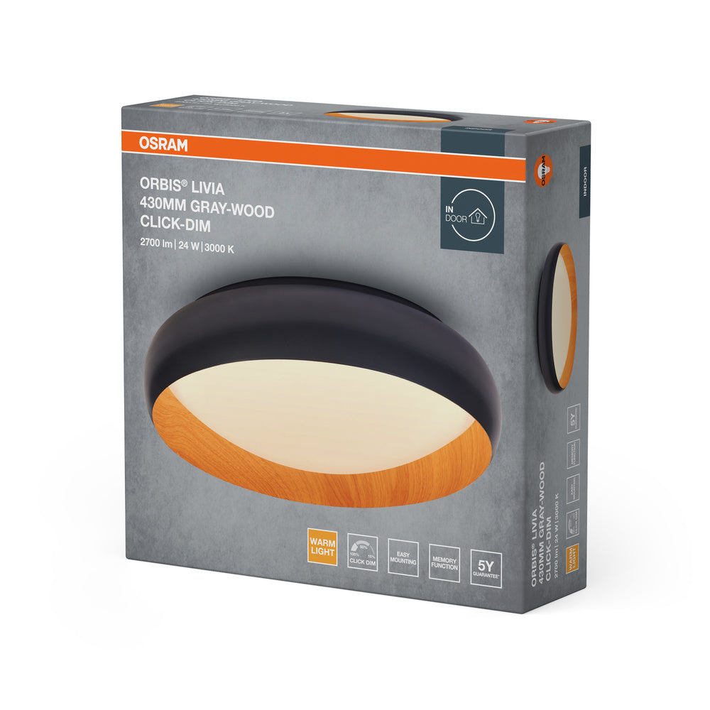 LED stropné svietidlo 24W IP20 3000K 120° – stropné LED svietidlo OSRAM