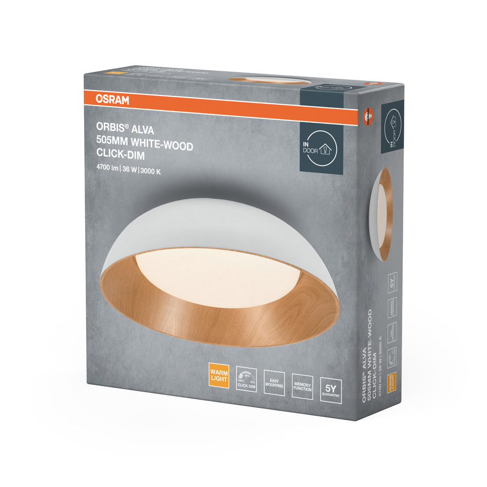 LED stropné svietidlo 36W IP20 3000K 120° – stropné LED svietidlo OSRAM