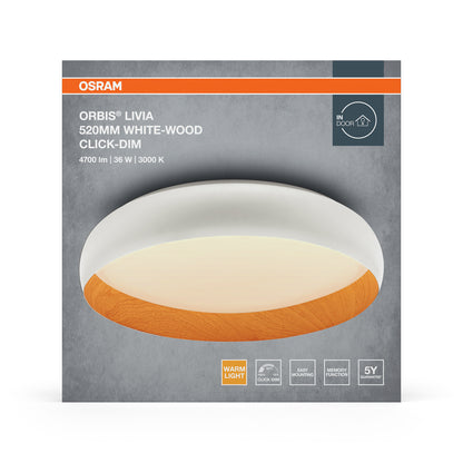LED stropné svietidlo 36W IP20 3000K 120° – stropné LED svietidlo OSRAM