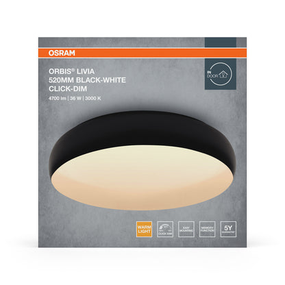 LED stropné svietidlo 36W IP20 3000K 120° – stropné LED svietidlo OSRAM