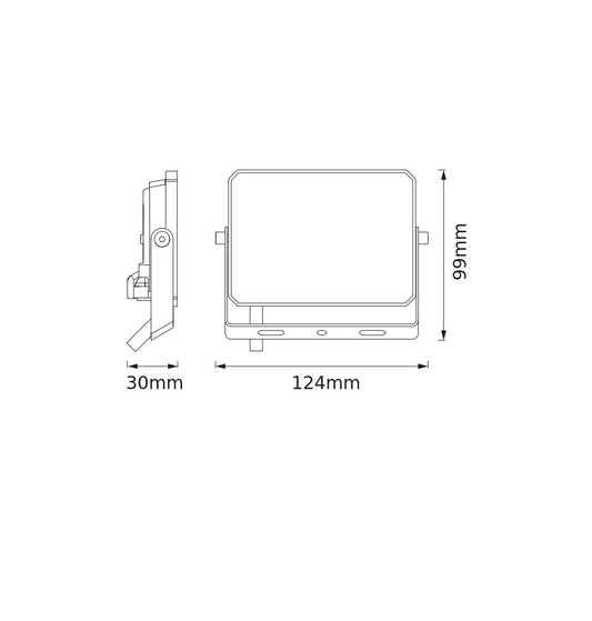 LED reflektor 20W IP65 6500K 105° – vonkajšie LED svietidlo BELLALUX