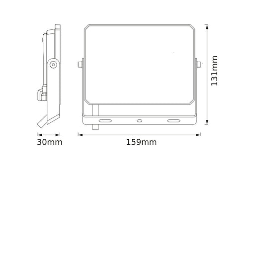 LED reflektor 30W IP65 6500K 105° – vonkajšie LED svietidlo BELLALUX