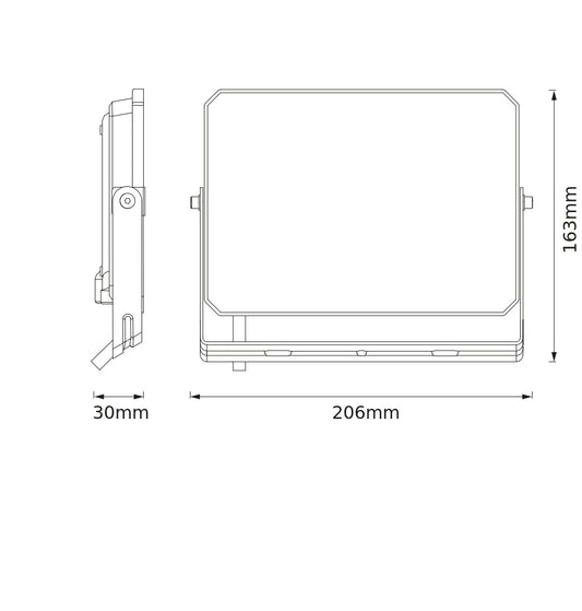 LED reflektor 50W IP65 6500K 105° – vonkajšie LED svietidlo BELLALUX