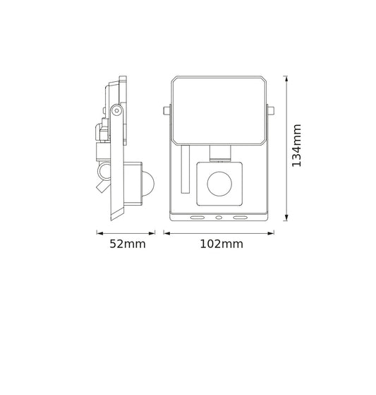 LED reflektor 10W IP65 6500K 105° – vonkajšie LED svietidlo BELLALUX