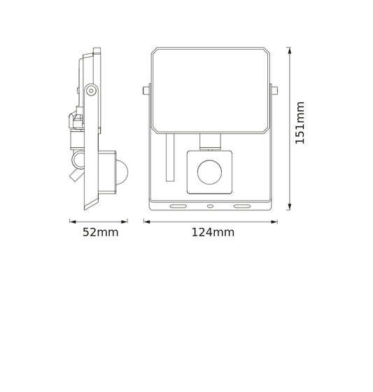 LED reflektor 20W IP65 6500K 105° – vonkajšie LED svietidlo BELLALUX