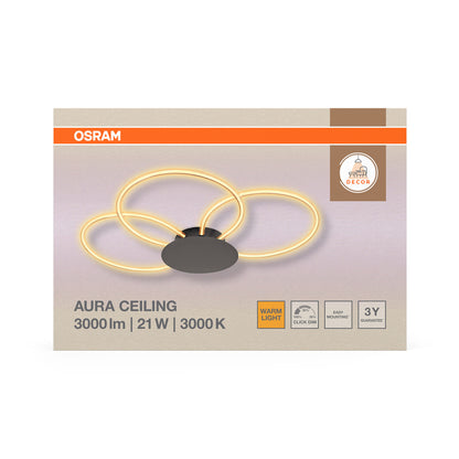 LED stropné svietidlo 21W IP20 3000K 360° – stropné LED svietidlo OSRAM