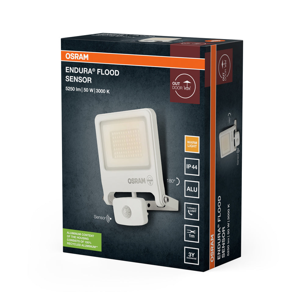LED reflektor 50W IP44 3000K 110° – vonkajšie LED svietidlo OSRAM