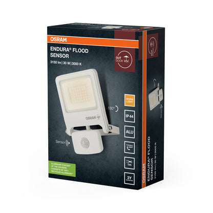 LED reflektor 30W IP44 3000K 110° – vonkajšie LED svietidlo OSRAM