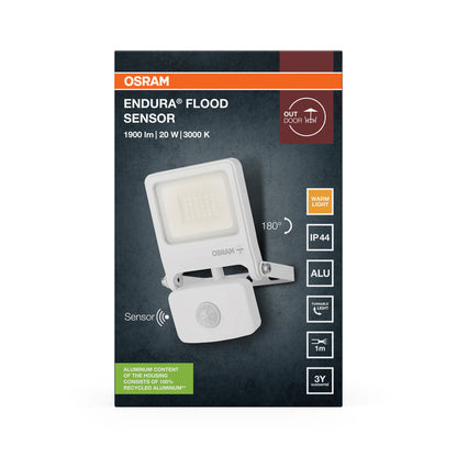 LED reflektor 20W IP44 3000K 110° – vonkajšie LED svietidlo OSRAM