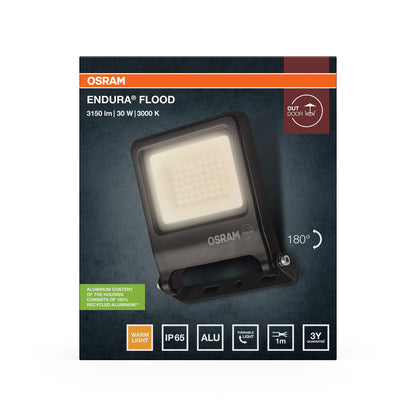 LED reflektor 30W IP65 3000K 110° – vonkajšie LED svietidlo OSRAM