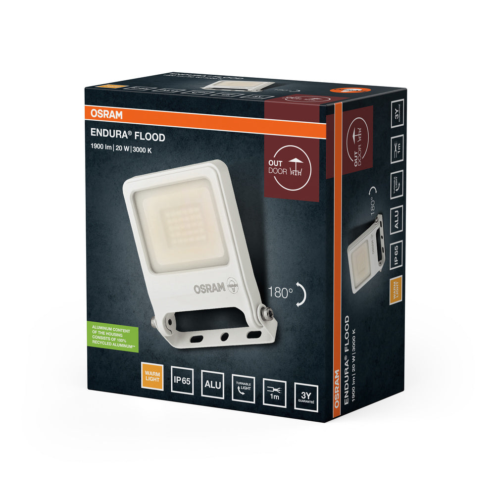 LED reflektor 20W IP65 3000K 110° – vonkajšie LED svietidlo OSRAM